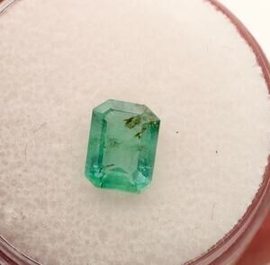 1.15ct Brazilian Emerald Faceted Emerald Cut Gemstone $115 OBO